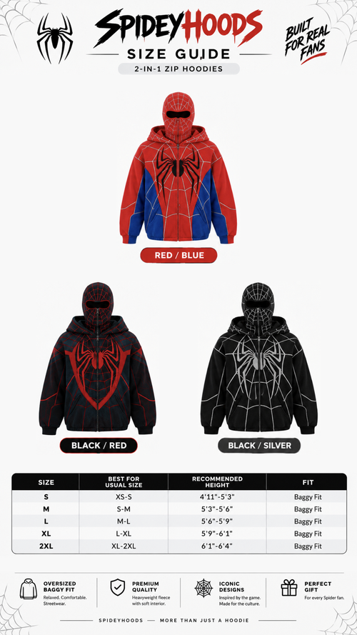 SpideyHoods™- SpiderMan Hoodie